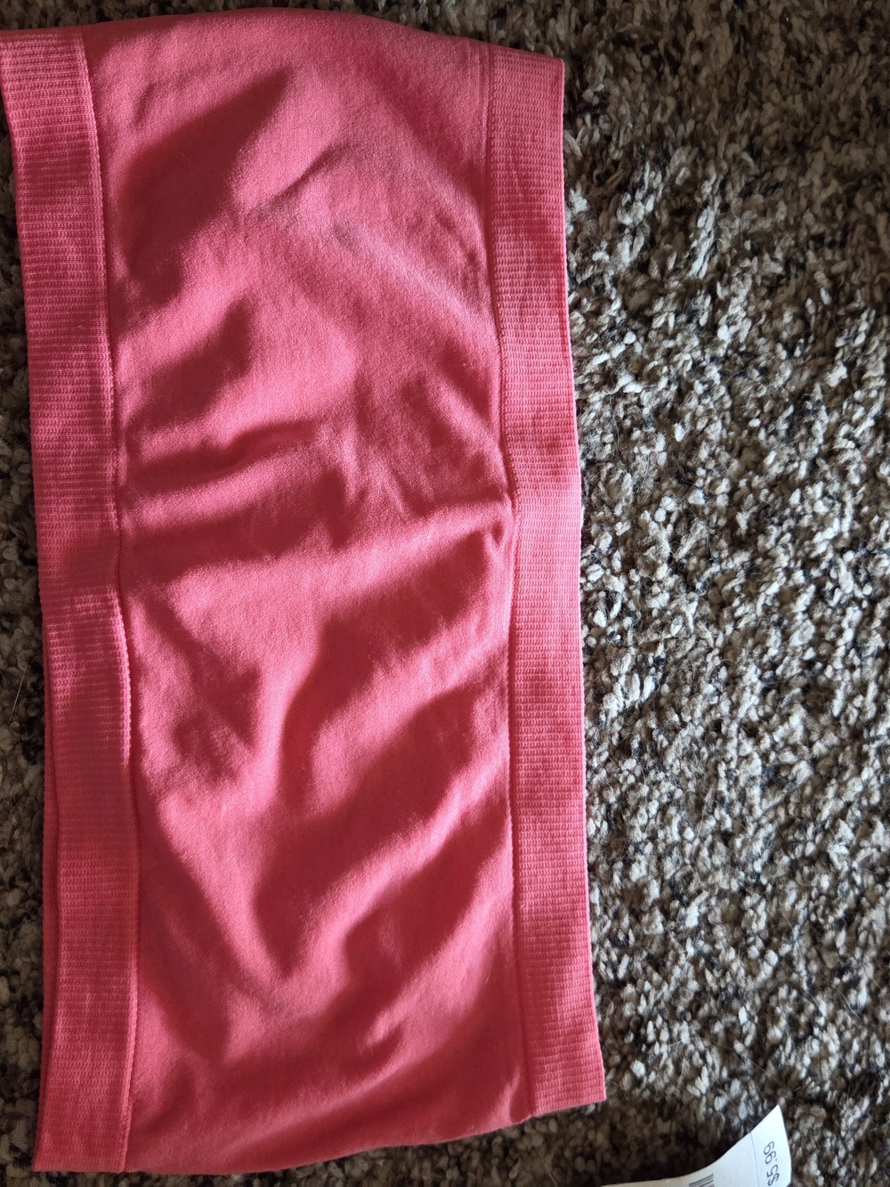 Coral Pink Stretch Tube Top